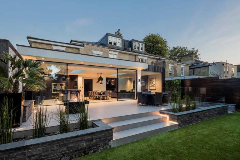 TW10 Architects — Upper Richmond_Rear_evening